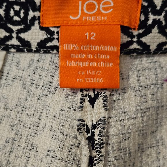 JOE Fresh Patterned Shorts Size 12 - Picture 5 of 5
